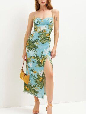 chinese dress ladies Linen Dress Aurora – Gaâla main image 0